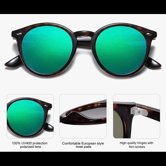Mirrored tortoise shell glasses - Picture 3 of 5